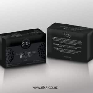 beauty face and body bar silk soap for skin includes silk powder shea butter manuka honey